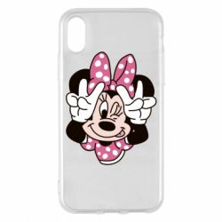 Чехол для iPhone X/Xs Minnie Mouse - PrintSalon