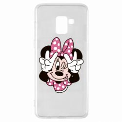 Чехол для Samsung A8+ 2018 Minnie Mouse - PrintSalon