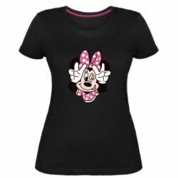 Женская премиум футболка Minnie Mouse