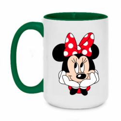 Чашка двухцветная 420ml Minnie - PrintSalon