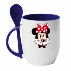 Чашка с ложкой Minnie - PrintSalon