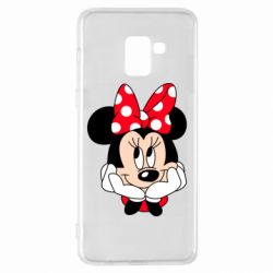 Чехол для Samsung A8+ 2018 Minnie - PrintSalon