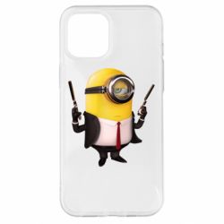 Чехол для iPhone 12 Pro Max Миньон Хитман - PrintSalon