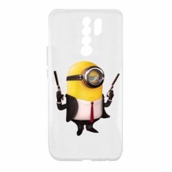 Чехол для Xiaomi Redmi 9 Миньон Хитман - PrintSalon