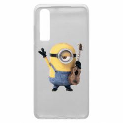 Чехол для Huawei P30 Миньон с гитарой