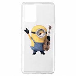 Чехол для Oppo A74 4G Миньон с гитарой - PrintSalon