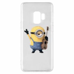 Чехол для Samsung S9 Миньон с гитарой - PrintSalon
