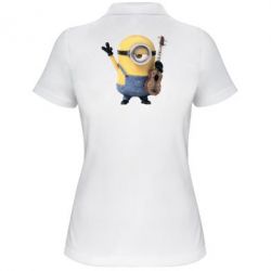 Женское поло Миньон с гитарой - PrintSalon