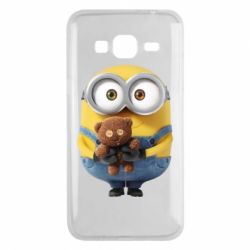 Чохол для Samsung J3 2016 Міньйон з ведмедиком