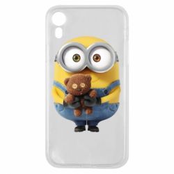 Чохол для iPhone XR Міньйон з ведмедиком