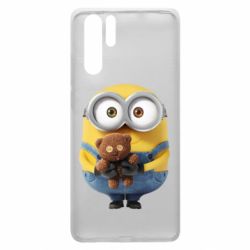 Чохол для Huawei P30 Pro Міньйон з ведмедиком - PrintSalon