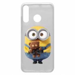 Чохол для Huawei P30 Lite Міньйон з ведмедиком - PrintSalon