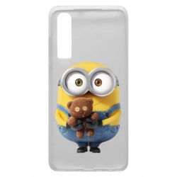 Чехол для Huawei P30 Миньон с мишкой