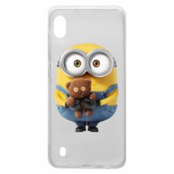 Чохол для Samsung A10 Міньйон з ведмедиком - PrintSalon