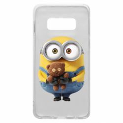 Чохол для Samsung S10e Міньйон з ведмедиком - PrintSalon