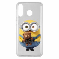 Чохол для Samsung M30 Міньйон з ведмедиком