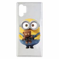 Чохол для Samsung Note 10 Plus Міньйон з ведмедиком - PrintSalon
