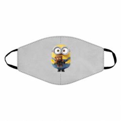 Маска многоразовая Миньон с мишкой