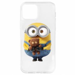 Чохол для iPhone 12 Pro Міньйон з ведмедиком