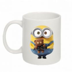 Чашка 320ml Миньон с мишкой