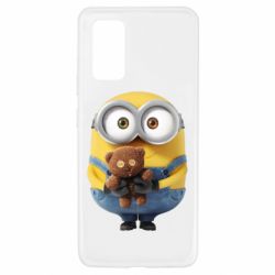 Чехол для Samsung A32 4G Миньон с мишкой