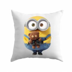Подушка Міньйон з ведмедиком
