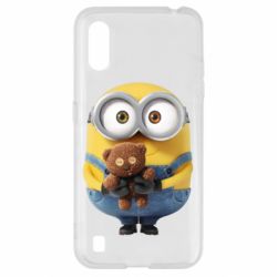 Чохол для Samsung A01 / M01 Міньйон з ведмедиком