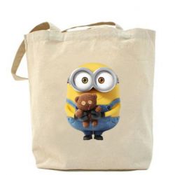 Эко-сумка Миньон с мишкой