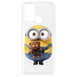 Чохол для Oppo A52 / A72 / A92Міньйон з ведмедиком