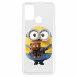 Чехол для Oppo A53/A32/A33 Миньон с мишкой