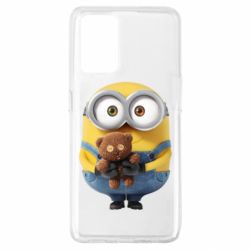 Чохол для Oppo A74 4G Міньйон з ведмедиком