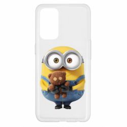 Чохол для Oppo Reno 5 4G Міньйон з ведмедиком
