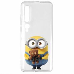 Чохол для Xiaomi Mi10 / 10 Pro Міньйон з ведмедиком - PrintSalon