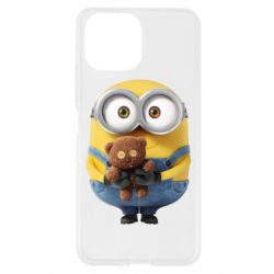 Чохол для Xiaomi Mi11 Lite Міньйон з ведмедиком - PrintSalon