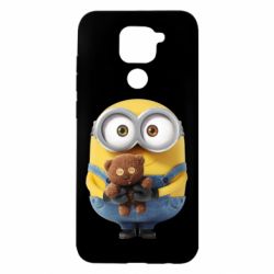 Чехол для Xiaomi Redmi Note 9/Redmi 10X Миньон с мишкой