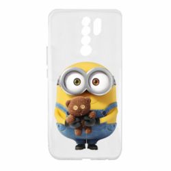 Чохол для Xiaomi Redmi 9 Міньйон з ведмедиком