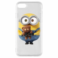Чохол для iPhone 7 Міньйон з ведмедиком