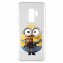Чехол для Samsung S9+ Миньон с мишкой-PrintSalon Чехол для Samsung S9+ Миньон с мишкой