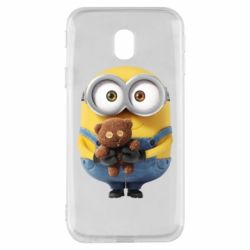 Чохол для Samsung J3 2017 Міньйон з ведмедиком
