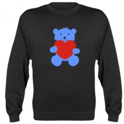 Cвитшот Мишка с сердечком - PrintSalon