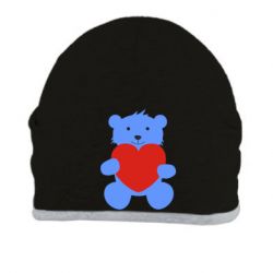 Шапка Мишка с сердечком - PrintSalon