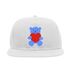 Снепбек Мишка с сердечком - PrintSalon