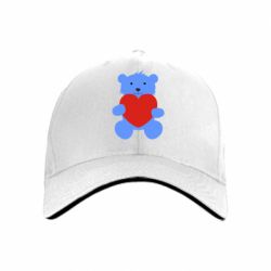 Кепка Мишка с сердечком - PrintSalon