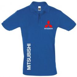 Мужское поло Mitsubishi Motors logo - PrintSalon