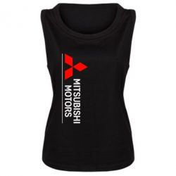 Майка жіноча Mitsubishi Motors лого - PrintSalon