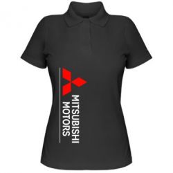Жіноче поло Mitsubishi Motors лого - PrintSalon