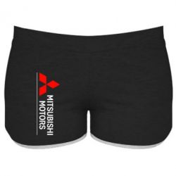 Жіночі шорти Mitsubishi Motors лого - PrintSalon