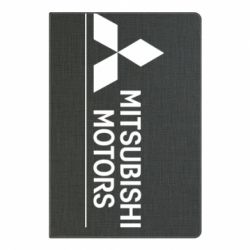 Блокнот з принтом Mitsubishi Motors лого - PrintSalon