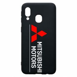 Чохол для Samsung A40 Mitsubishi Motors лого - PrintSalon