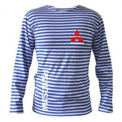 Тільник з довгим рукавом Mitsubishi Motors logo - PrintSalon